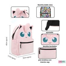 Cargar imagen en el visor de la galería, Mochila Jigglypuff doble vista
