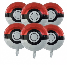 Cargar imagen en el visor de la galería, Set globos fiesta pokeball
