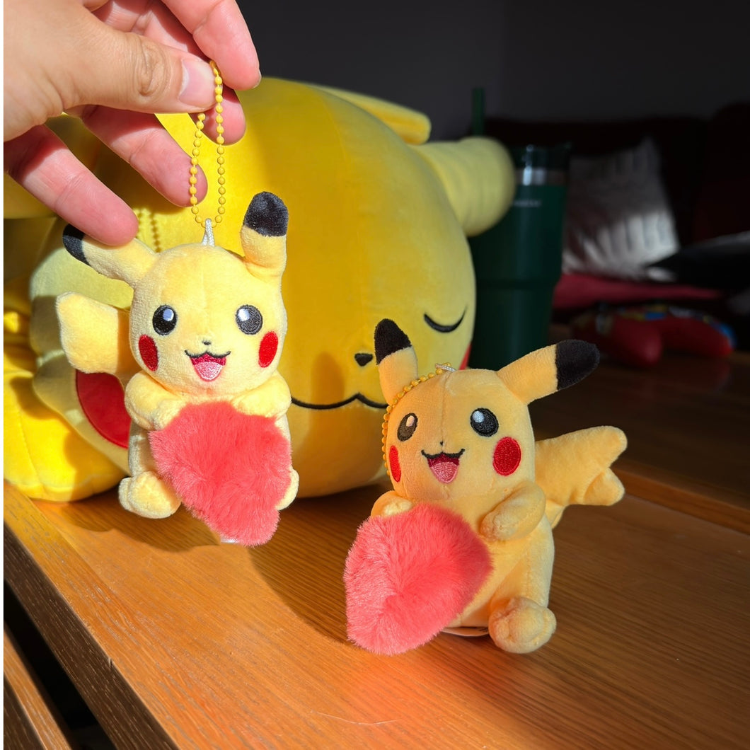 Peluche Pikachu Pareja Llavero