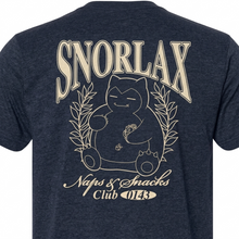 Cargar imagen en el visor de la galería, Snorlax Snacks Naps Playera
