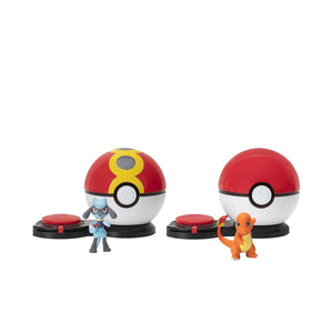 Figuras Charmander & Riolu Battle