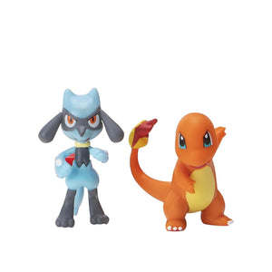 Figuras Charmander & Riolu Battle