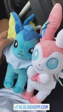 Cargar y reproducir el video en el visor de la galería, Vaporeon peluche 27-30cm
